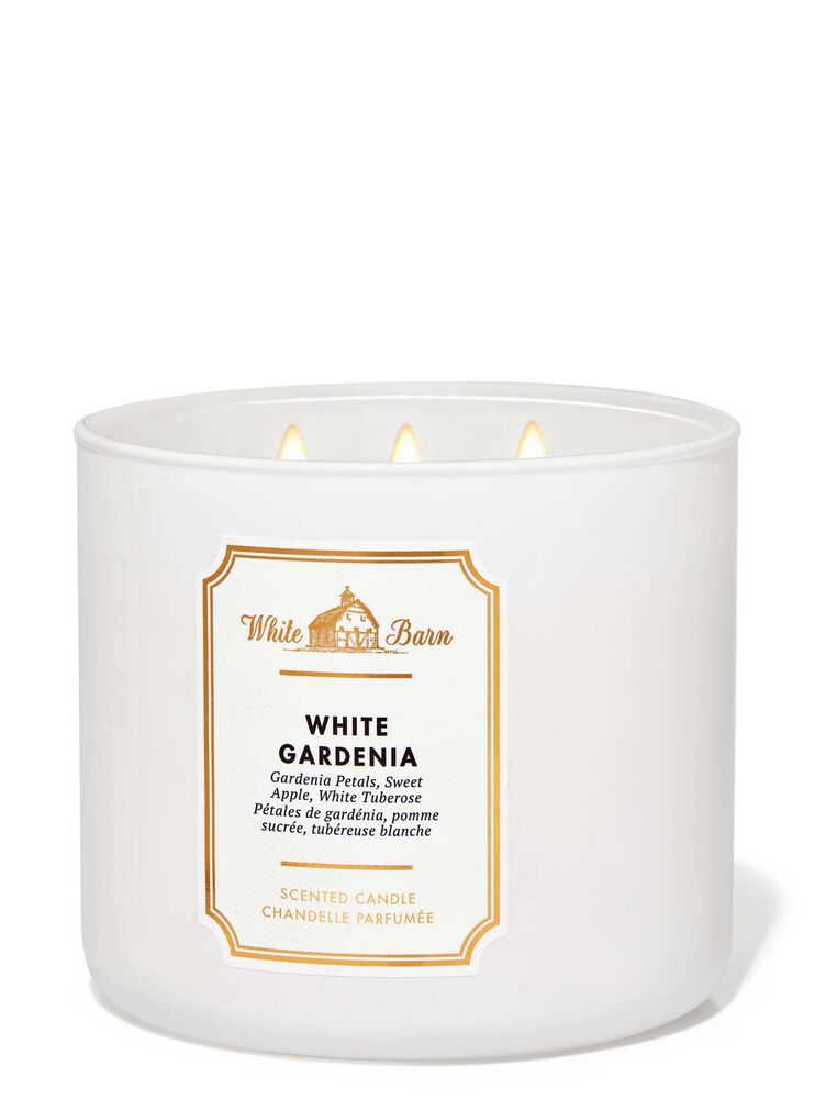White Gardenia 3-Wick Candle 3-Wick Candle