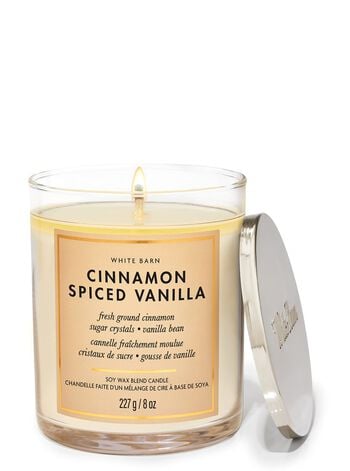 Cinnamon Spiced Vanilla Single Wick Candle Single Wick Candle