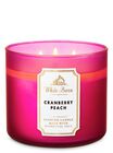 Cranberry Peach 3-Wick Candle image number null