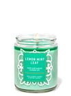 Lemon Mint Leaf Single Wick Candle image number null