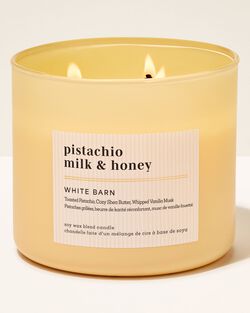 Pistachio Milk & Honey 3-Wick Candle image number null