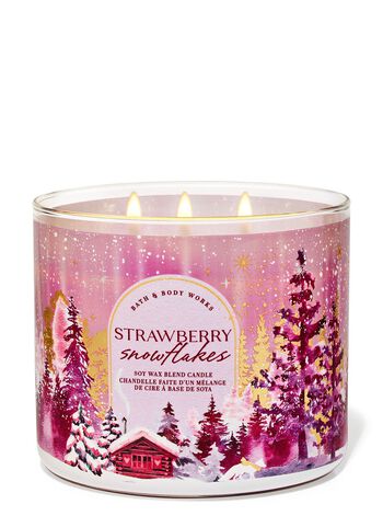Strawberry Snowflakes 3-Wick Candle 3-Wick Candle