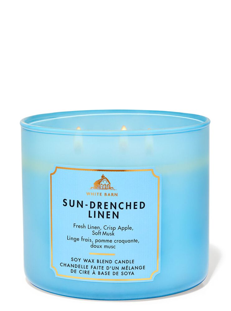 Sun-Drenched Linen 3-Wick Candle 3-Wick Candle
