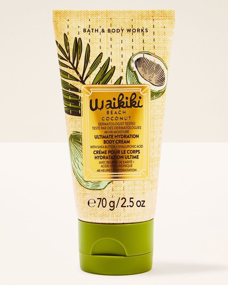 Waikiki Beach Coconut Travel Size Ultimate Hydration Body Cream Travel Size Ultimate Hydration Body Cream