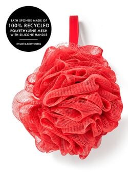 Deep Blush Loofah Bath Sponge