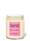 Strawberry Pound Cake Single Wick Candle image number null