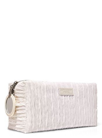 White With Mirror Cosmetic Bag Cosmetic Bag
