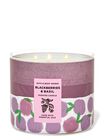 Blackberries & Basil 3-Wick Candle image number null