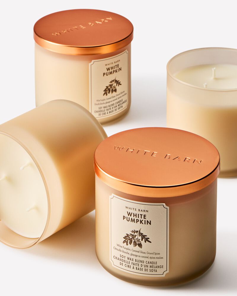 White Pumpkin 3-Wick Candle 3-Wick Candle