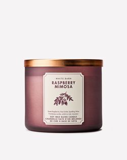 Raspberry Mimosa 3-Wick Candle image number null