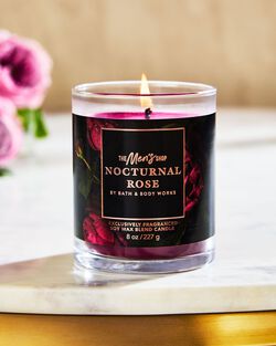 Nocturnal Rose Single Wick Candle image number null
