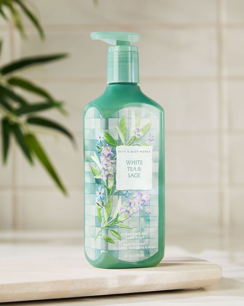 White Tea & Sage Cleansing Gel Hand Soap Cleansing Gel Hand Soap