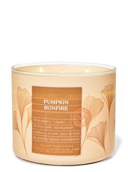 Pumpkin Bonfire 3-Wick Candle