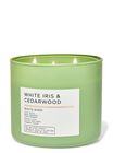 White Iris & Cedarwood 3-Wick Candle image number null