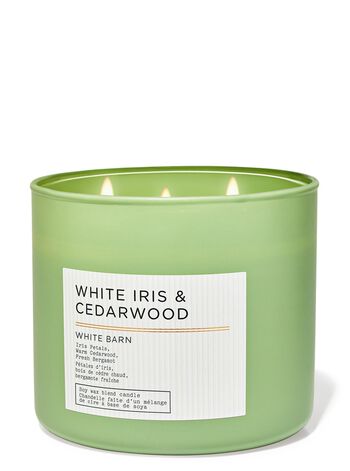 White Iris & Cedarwood 3-Wick Candle 3-Wick Candle