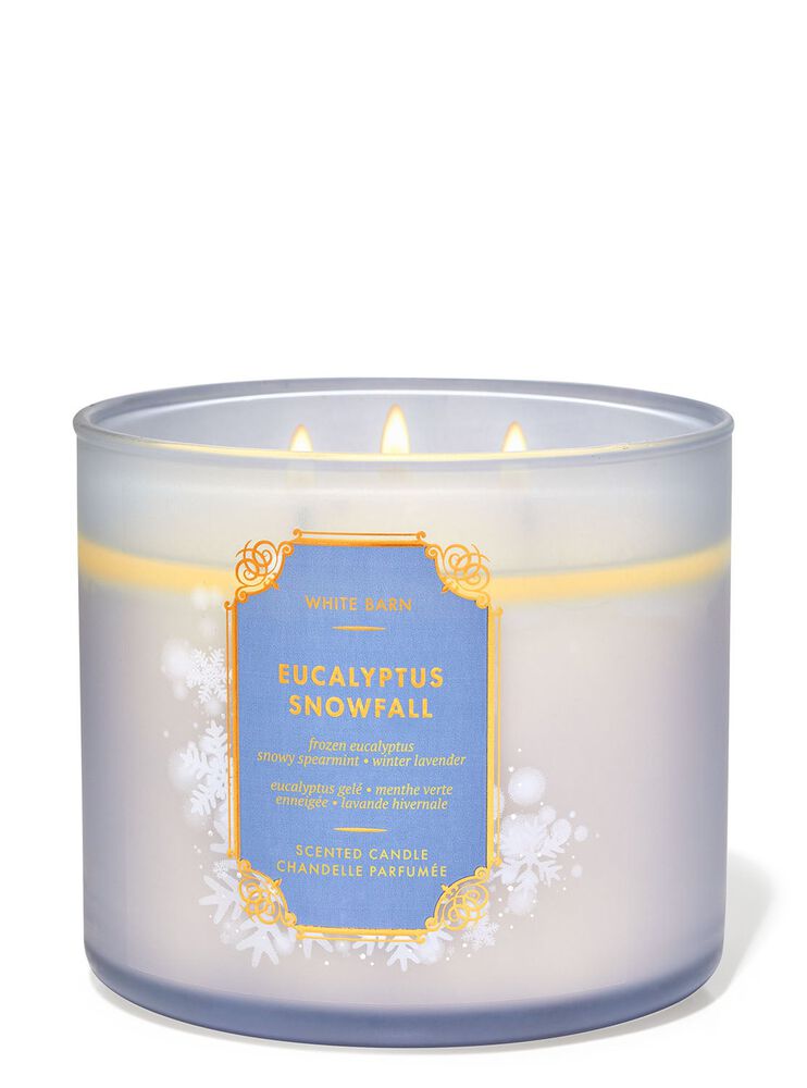 Eucalyptus Snowfall 3-Wick Candle 3-Wick Candle