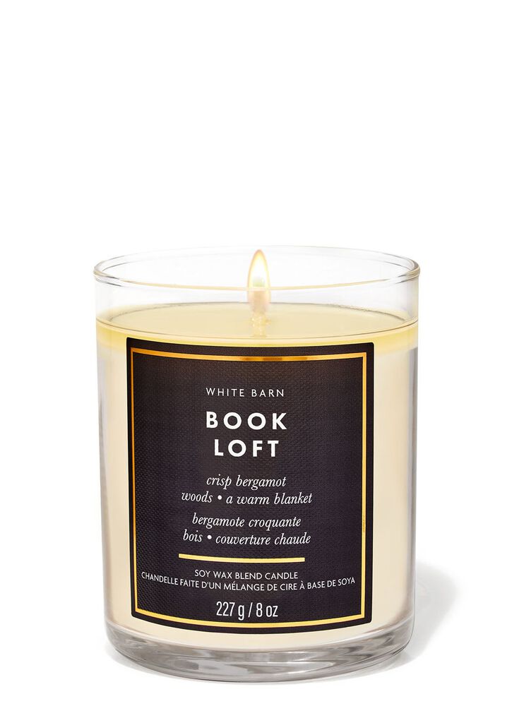 Book Loft Single Wick Candle Single Wick Candle