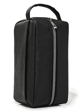 Black & Silver Travel Toiletry Bag Travel Toiletry Bag