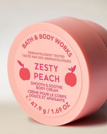 Zesty Peach Travel Size Smooth & Soothe Body Cream Travel Size Smooth & Soothe Body Cream