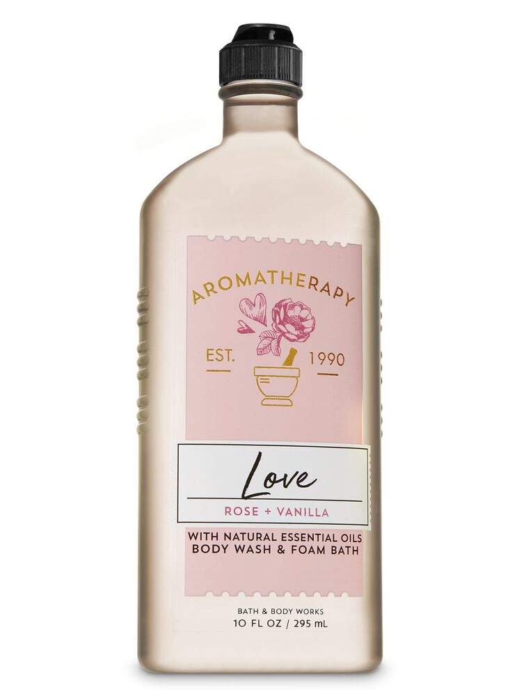 Rose Vanilla Body Wash & Shower Gel Body Wash and Foam Bath