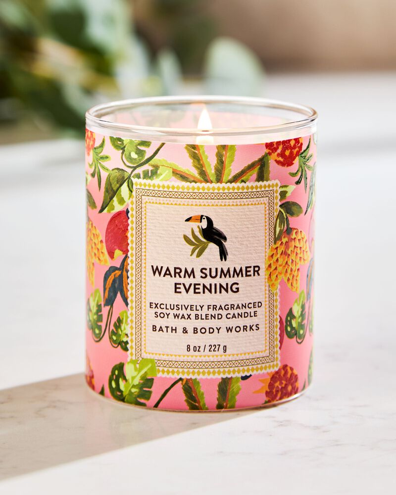 Warm Summer Evening Single Wick Candle Single Wick Candle
