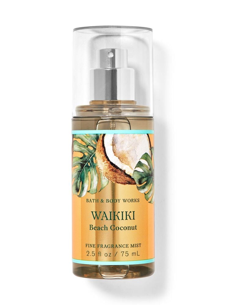 Waikiki Beach Coconut Travel Size Fine Fragrance Mist Travel Size Fine Fragrance Mist