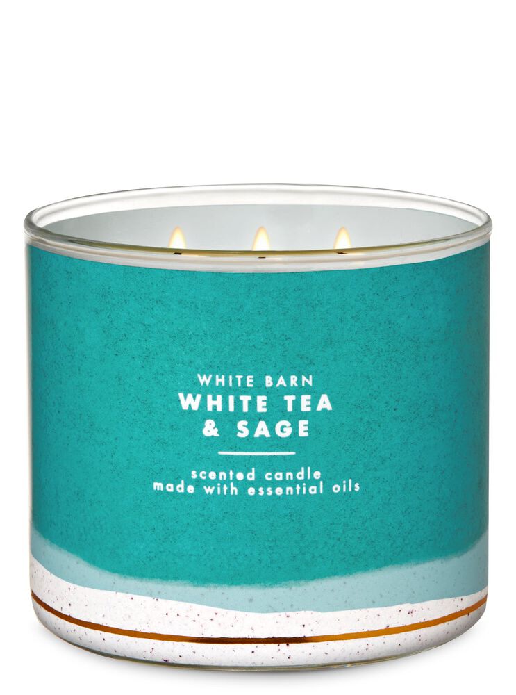 White Tea & Sage 3-Wick Candle 3-Wick Candle