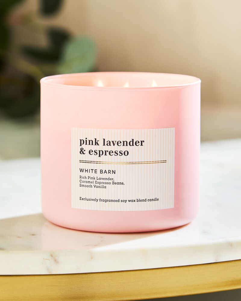 Pink Lavender & Espresso 3-Wick Candle 3-Wick Candle