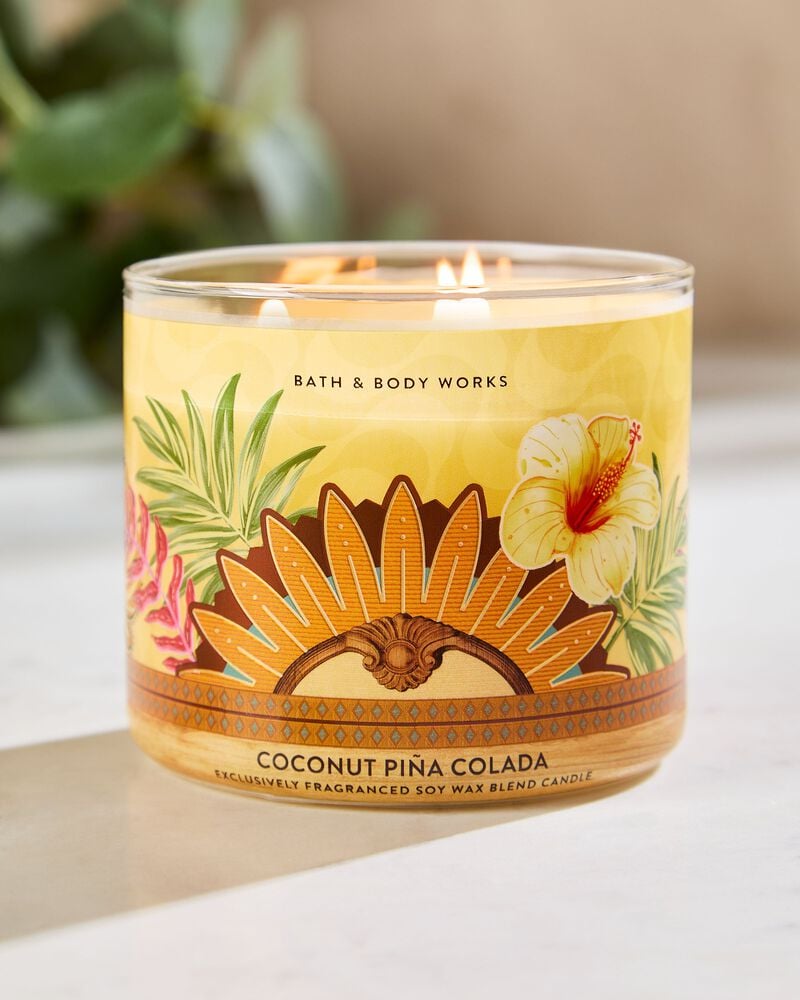 Coconut Pi&ntilde;a Colada 3-Wick Candle 3-Wick Candle