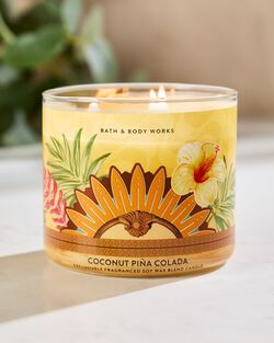 Coconut Pi&ntilde;a Colada 3-Wick Candle image number null
