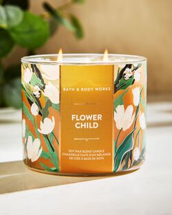 Flowerchild 3-Wick Candle image number null