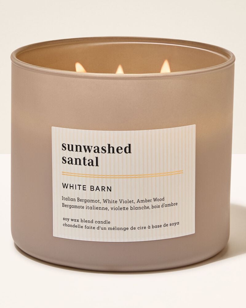 Sunwashed Santal 3-Wick Candle 3-Wick Candle