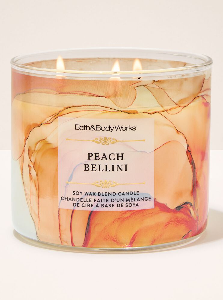 Peach Bellini 3-Wick Candle 3-Wick Candle