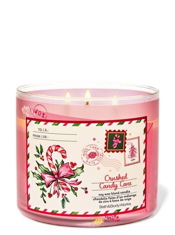 Crushed Candy Cane 3-Wick Candle 3-Wick Candle