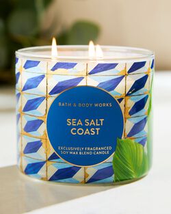 Sea Salt Coast 3-Wick Candle image number null