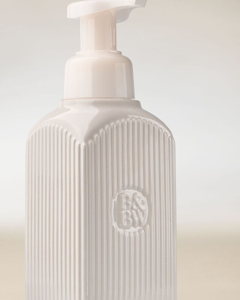 Cream Ceramic Gentle & Clean Foaming Hand Soap Dispenser Gentle & Clean Foaming Hand Soap Dispenser
