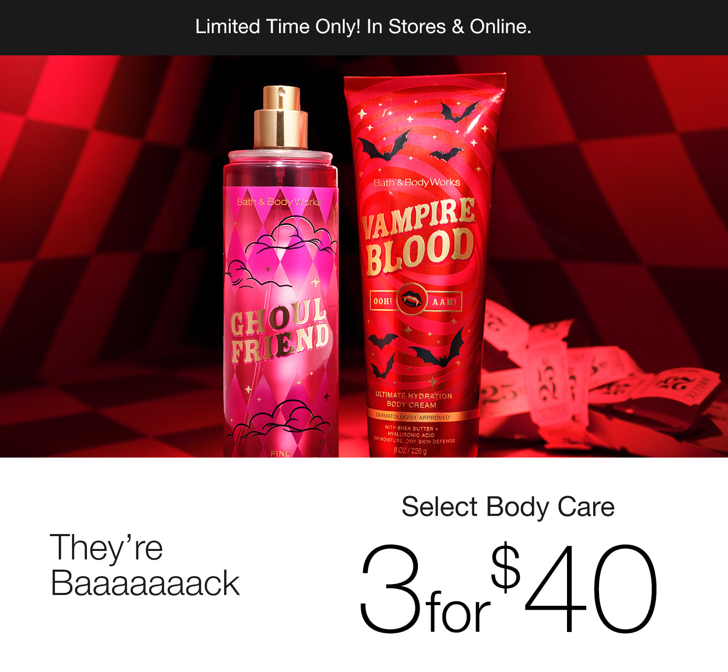 Select Body Care, Buy 3 For $40