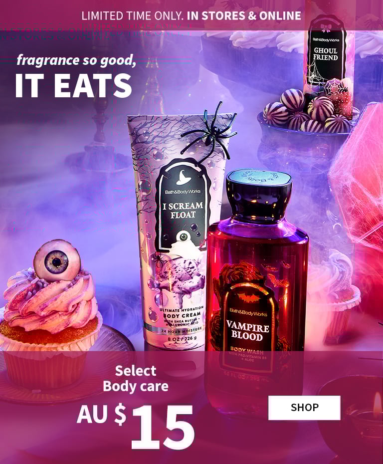 Body Care, Buy 1 for AU$15