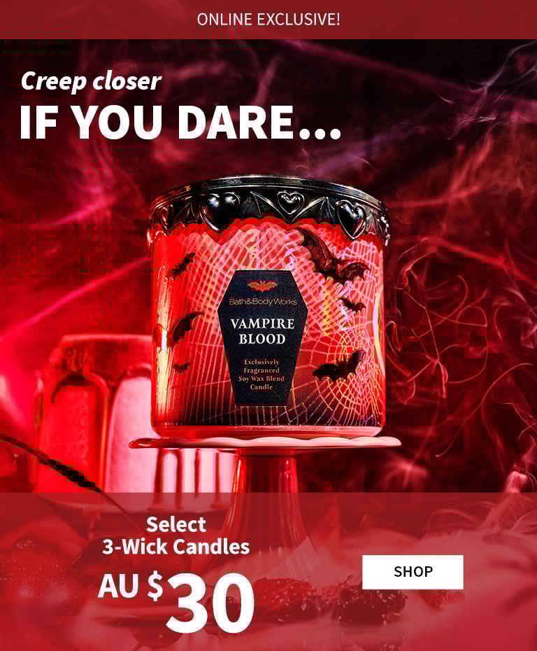 3-Wick Candles, Buy 1 for AU$30
