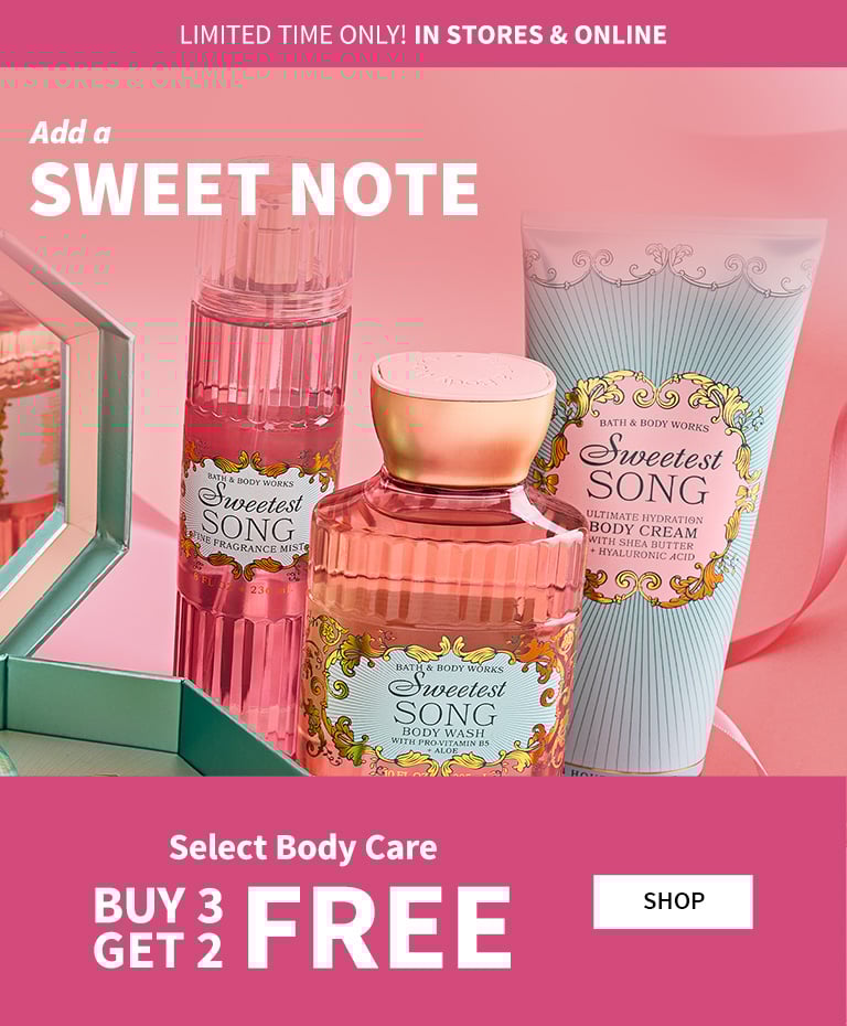 Body Care, Buy 3 Get 2 Free or Buy 2 Get 1 Free